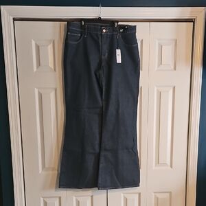 Express Midnight Blue Wide Leg Jeans